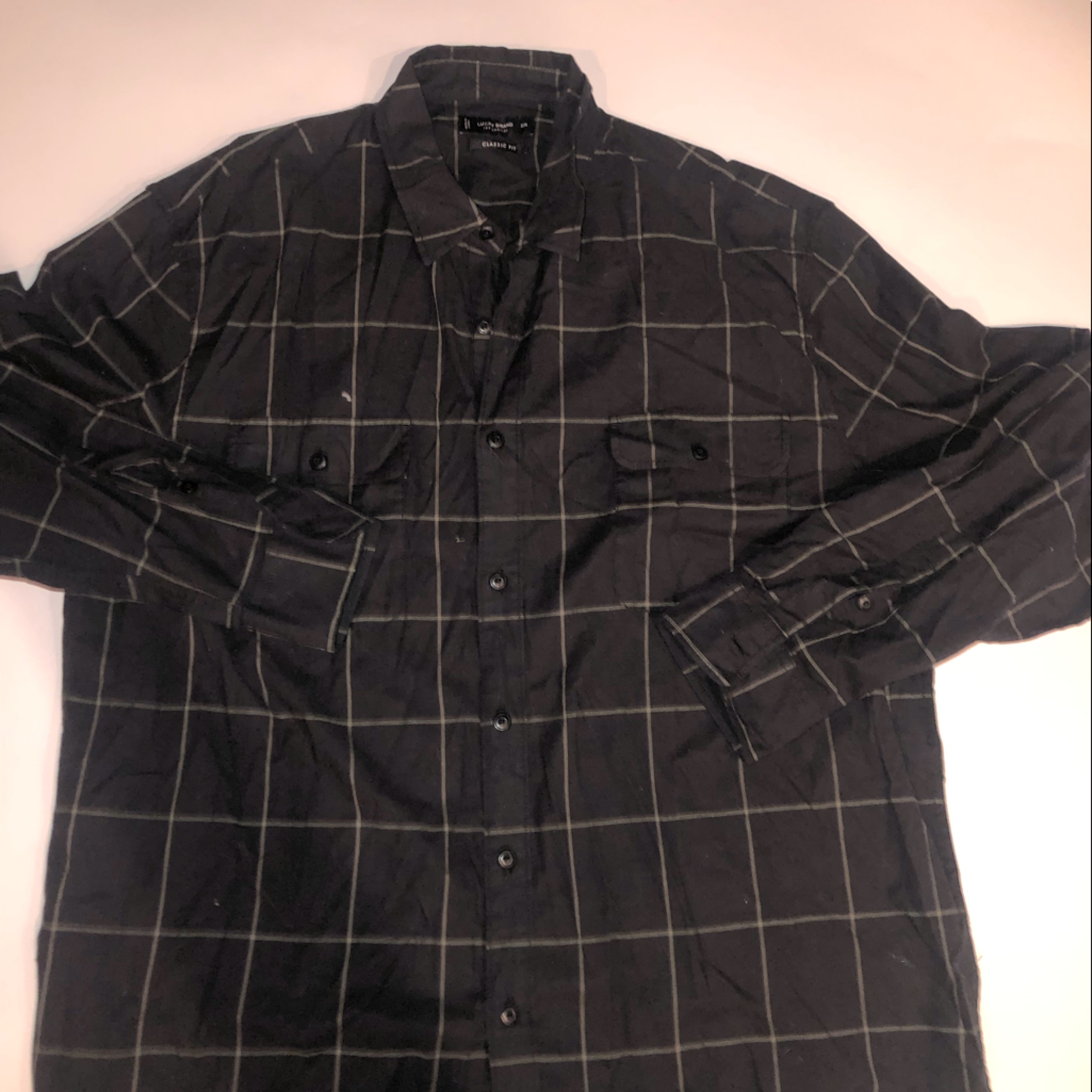 555 Lucky Brand Long Sleeve Button Up Shirt Sz Xxl 555 Lucky Brand Long Sleeve Button Up Shirt Sz Xxl